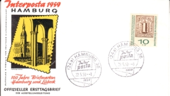 D FDC 0310 / 0311 ● - 1959